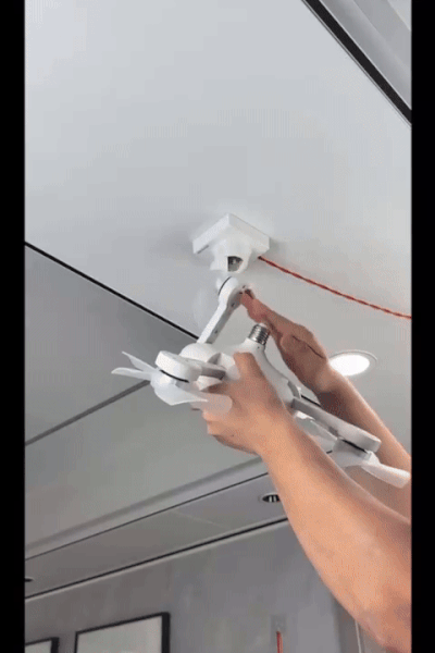 F4: Versatile Fan & Light Combo for Multiple Uses