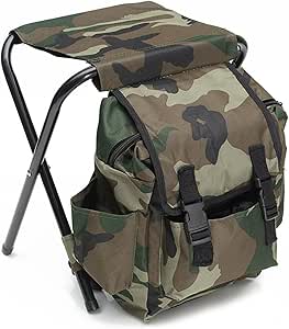 Collapsible Camping Chair - Portable & Lightweight Foldable Seat.