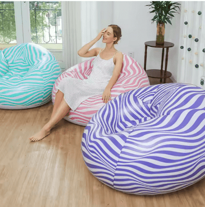 Comfortable Inflatable Sofa - Model #85003: Perfect for Indoor or Outdoor Use.