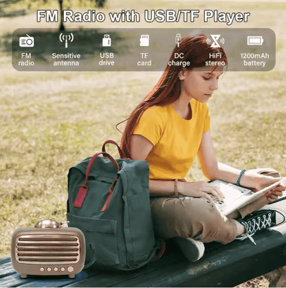 Meier's Wireless Bluetooth® Portable Speaker – Crystal Clear Sound, Long Battery Life
